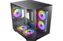 Caja PC MicroATX Antec CX M2 ARGB Compacta 5 Ventiladores Vidrio Templado