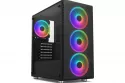Torre PC 1st Cool ML-RAINBOW4-RGB-650 ATX RGB 4 Ventiladores 650W Cristal