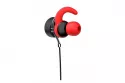 Auriculares HP DHE-7004 con cable Jack 3,5 mm para m&uacute;sica y llamadas, micr&oacute;fono, negro y rojo