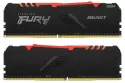 Kingston FURY Beast RGB DDR4 2666 MHz 32GB 2x16GB CL16