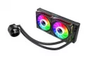 Refrigeración líquida GameMax Iceburg 240 Digital BK 240mm 2 ventiladores negra