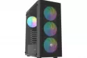 Caja PC Midi Tower Fury Shobo SH8F ARGB 4 ventiladores 120mm