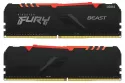 Kingston FURY Beast RGB DDR4 3000 MHz 64GB 2x32GB CL16