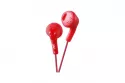 Auriculares JVC HA-F160-R-E con cable, conexión 3,5 mm, música, color rojo
