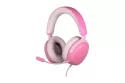 Auriculares Konix Nexus con cable jack 3,5 mm, micrófono flexible y volumen, rosa