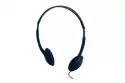 Auriculares MCL CSQ-HEAD/N con cable, conexión 3,5 mm, música, negros