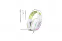 Auriculares ONIKUMA X13 con cable USB y jack 3,5 mm para gaming RGB blancos