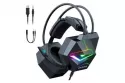 Auriculares Onikuma X20 con cable USB y micrófono para gaming, negros