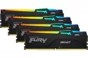 Kingston FURY Beast RGB DDR5 5200MHz 128GB 4x32GB CL40