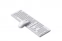 Teclado Accetel PCT242WT inal&aacute;mbrico combo blanco con rat&oacute;n espa&ntilde;ol
