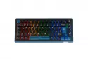Teclado Ducky OK-M 75 RGB Tri-Mode Hot-Swap Inalámbrico 75% ISO-ES Switches KTT Baby Blue