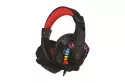 Auriculares Rebeltec Shark con cable 3,5 mm Over Ear, micrófono y RGB negro