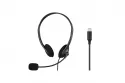 Auriculares Sandberg 825-31 con cable USB-C para oficina y teletrabajo, micrófono, color negro