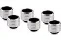 Refrigeración líquida Thermal Grizzly DeltaMate Fitting HT16 Gloss Nickel 6-Pack