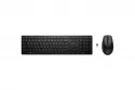 Teclado de membrana HP Combo 655 Layout ES inalámbrico ratón incluido resistente a líquidos