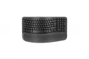 Teclado de membrana Logitech 920-012304 Layout ES inal&aacute;mbrico RF Bluetooth grafito reposamu&ntilde;ecas