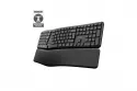 Teclado de membrana Trust Keyra Layout ES inal&aacute;mbrico ergon&oacute;mico multidispositivo negro
