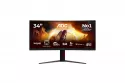 Monitor AOC G4 Gaming CU34G4ZCA 34" UltraWide QHD 240Hz Fast VA Curvo HDR400 Ajuste altura