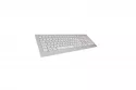 Teclado mecánico Cherry DW 8000 inalámbrico Layout ES compacto plata-blanco