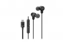 Auriculares JVC con cable USB-C, Hi-Res Audio, micrófono y control de volumen negro