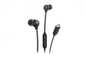 Auriculares Motorola EARBUDS3CS con cable USB-C para llamadas y música negros