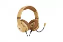 Auriculares HORI NSX-179E con cable para Nintendo Switch, micrófono y control volumen, marrón