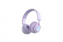 Kinsi BT06C Auriculares Inalámbricos Bluetooth Infantiles Student Music Sync Glow Morado