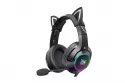 Kinsi K9 Auriculares Gaming RGB con Orejas Negros