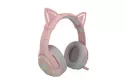 Kinsi K9 Auriculares Gaming RGB con Orejas Rosas