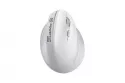 Ratón Powerton ERGO SPIRA inalámbrico 3200 DPI gris blanco RGB 6 botones