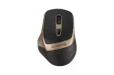 Ratón Powerton LIFE FLIXO inalámbrico 1600 DPI USB Negro dorado 6 botones