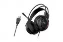 Auriculares Genius con cable USB, Over-Ear, RGB, Micr&oacute;fono, Negro