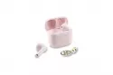 Auriculares Guess inalámbricos Bluetooth con acabado brillante, charm y estuche rosa