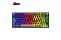 Teclado Royal Kludge RKM75 ISO-ES Hot-Swappable Switch Cream Wireless Phantom