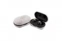 Auriculares Guess TWS ENC inalámbricos Bluetooth con estuche de carga y polipiel rosa