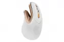 Protoarc NL EM11 Blanco Dorado - Ratón ergonómico inalámbrico