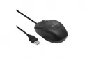 Ratón eSTUFF GLB213002 USB 1200 DPI Ambidextro Negro Clic silencioso