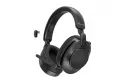 Auriculares MediaRange MROS308 inalámbricos Bluetooth 5.4 con cancelación de ruido, micrófono y 80 horas de batería, negro