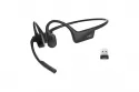 Auriculares Shokz OpenComm2 UC inalámbricos Bluetooth con cancelación de ruido y micrófono negro