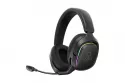 Auriculares The G-Lab KORP Rubidium inal&aacute;mbricos Bluetooth 2.4 GHz y jack 3.5 mm gamer negro con LED RGB
