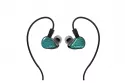 Auriculares Topping ArpegEar Hane con cable desmontable 2 pines, ajuste ergonómico negro y verde azulado
