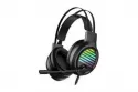 Auriculares Tracer con cable USB para gaming, micrófono, volumen y RGB, negro