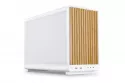 Caja PC Lian-Li Dan-B4 Wood Blanco Mini Tower