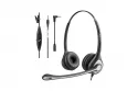 Auriculares Wantek con cable, micr&oacute;fono y cancelaci&oacute;n de ruido, color negro