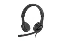 Axtel Voice UC40 DUO NC Auriculares USB Negro/Naranja