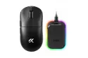 Ratón MCHOSE A7 V2 Ultra Plus Wireless 42000 DPI Negro Dock Magnético
