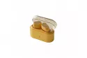 Auriculares MoonDrop Pudding inalámbricos Bluetooth 6.0 con cancelación activa de ruido, ANC, color amarillo dorado