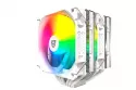 Nfortec Sculptor X2 Ventilador CPU 2x120mm ARGB TDP hasta 240W Blanco