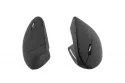 Ratón TnB MWERGOVLEFT inalámbrico vertical 1600 DPI negro 6 botones