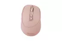 Ratón Yenkee YMS 2080PK Inalámbrico 2400 DPI Rosa Recargable USB-C 6 Botones